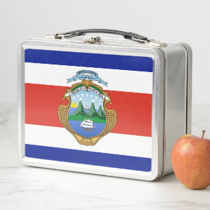 Lunch Box Costa Rica (armoiries/drapeau)