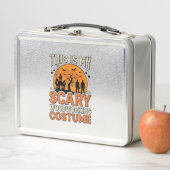 Lunch Box Costume de menuiserie effrayant Halloween Design V (En situation)