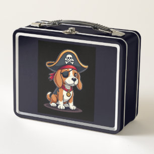 Lunch Box Costume de pirate Beagle Drapeau Jolly Roger Crâne