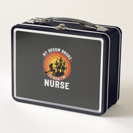 Lunch Box Costume Graphique de Sorcière Infirmière drôle d'H (Devant)
