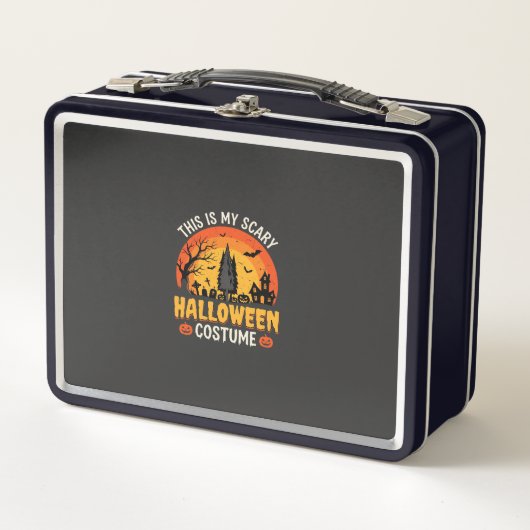 Lunch Box Costume Halloween effrayant Design de coucher de s (Devant)