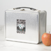 Lunch Box Costume Halloween effrayant Vintage Graveyard Tee_ (En situation)