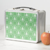 Lunch Box Cosy sapin de Noël affreux pull à damiers motif (En situation)