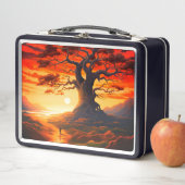 Lunch Box Coucher de soleil Ai (En situation)