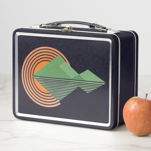Lunch Box Coucher de soleil dans la vallée (En situation)