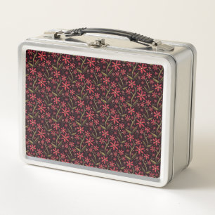 Lunch Box Coucher de soleil Marguerites aquarelles dansant