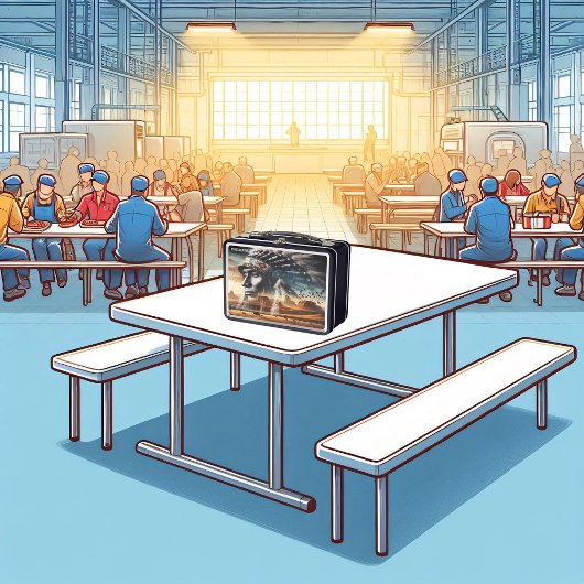 Lunch Box Coucher de soleil Noble Guerrier