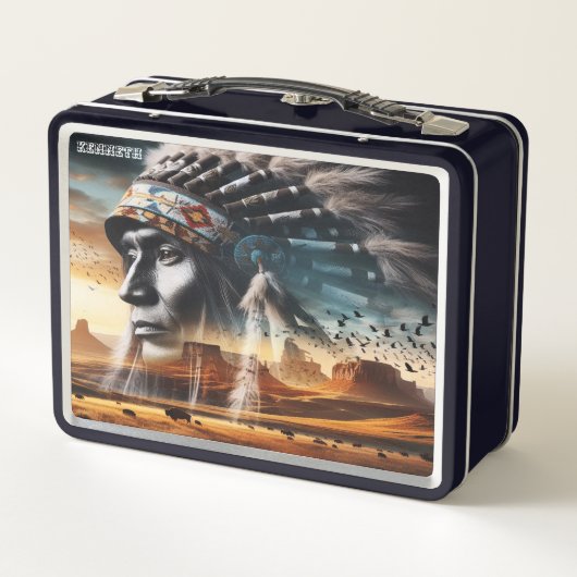 Lunch Box Coucher de soleil Noble Guerrier (Dos)