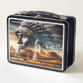 Lunch Box Coucher de soleil Noble Guerrier (Devant)