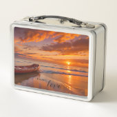 Lunch Box Coucher de soleil sur la plage (Dos)