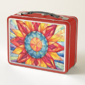 Lunch Box Couette de médaillon Sunburst (Dos)