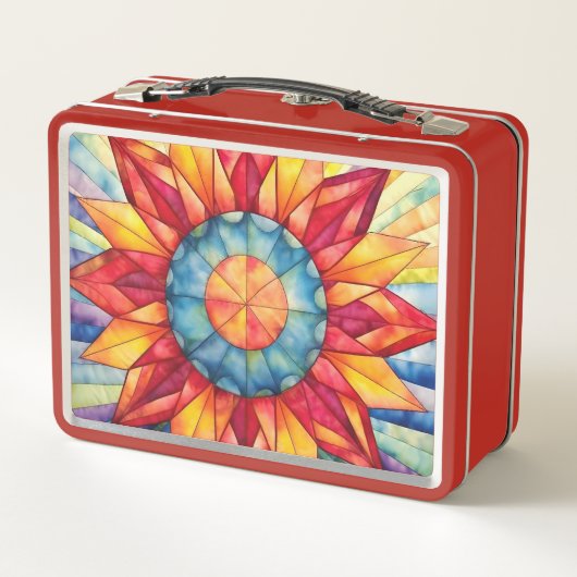 Lunch Box Couette de médaillon Sunburst (Dos)