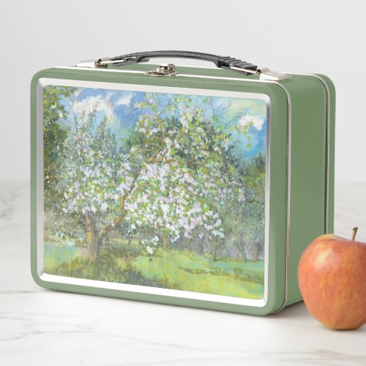 Lunch Box Couleur d'aquarelle fleurie (En situation)