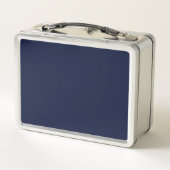 Lunch Box Couleur solide bleu marine de minuit (Dos)