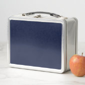 Lunch Box Couleur solide bleu marine de minuit (En situation)