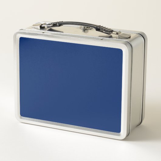 Lunch Box Couleur solide bleue royale (Dos)