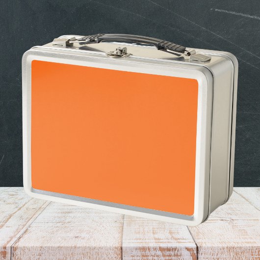 Lunch Box Couleur solide de tigre orange