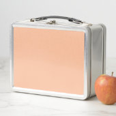 Lunch Box Couleur solide Fuzz Peach (En situation)