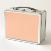 Lunch Box Couleur solide Fuzz Peach (Devant)