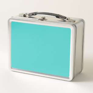 Lunch Box Couleur solide turquoise moyenne
