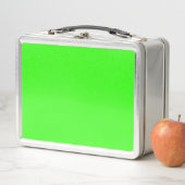 Lunch Box Couleur solide verte néon (En situation)
