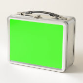 Lunch Box Couleur solide verte néon (Devant)