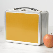 Lunch Box Couleur Uni Or Récolte (En situation)