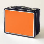 Lunch Box Couleur vive Vrai Orange (Dos)