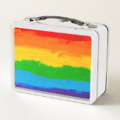 Lunch Box Couleurs arc-en-ciel gay lesbienne LGBT (Dos)