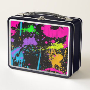 Lunch Box Couleurs éclaboussées de peinture fraîche