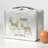 Lunch Box Coup ! Juste badinant ! Cerfs communs de chasse (En situation)