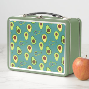 Lunch Box Coupe Avocado été Vert dégradé Motif