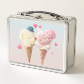 Lunch Box Couple de crème glacée - Amour au premier coup (Devant)