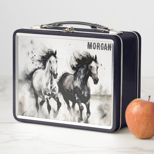 Lunch Box Course des chevaux sauvages École sur mesure (En situation)