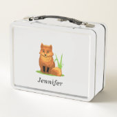 Lunch Box Coutume Little Fox Retour à l'école (Dos)