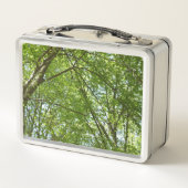 Lunch Box Couvert de feuilles printanières Scène de verdure (Dos)