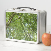 Lunch Box Couvert de feuilles printanières Scène de verdure (En situation)