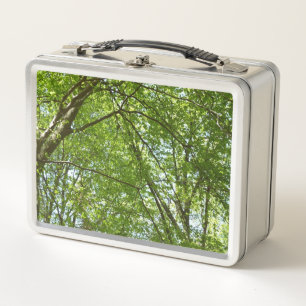 Lunch Box Couvert de feuilles printanières Scène de verdure