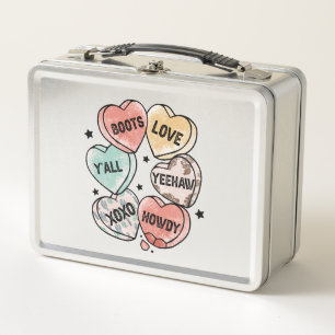 Lunch Box Cowboy Love - Western Hearts