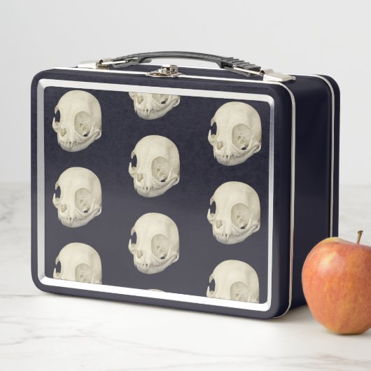 Lunch Box Crâne de chat (En situation)