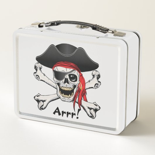 Lunch Box Crâne de pirate (Dos)