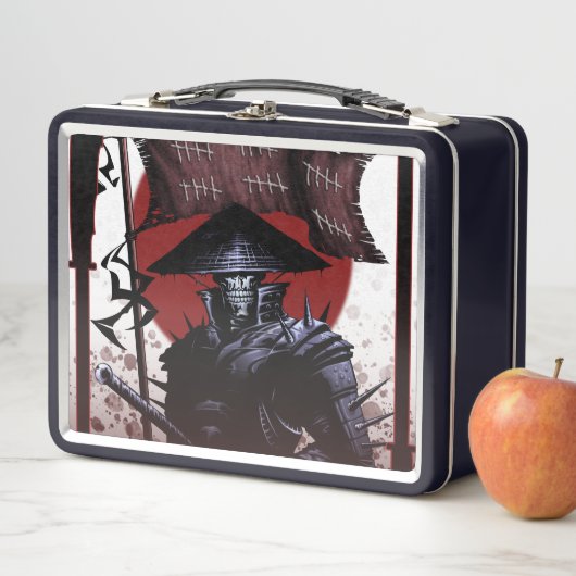 Lunch Box Crâne de Samurai (En situation)