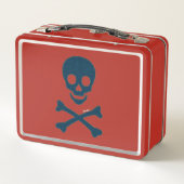 Lunch Box Crâne Denim (Dos)