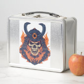 Lunch Box Crâne d'Oni Samouraï (En situation)