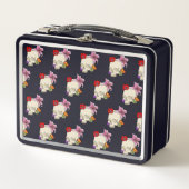 Lunch Box Crâne et flore (Devant)