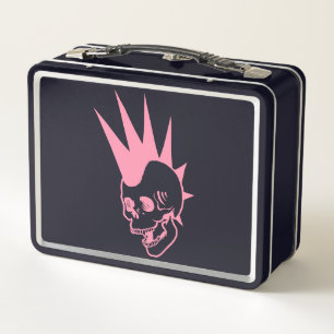 Lunch Box Crâne Punk personnalisable