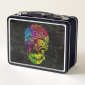 Lunch Box Crâne tourbillonnant (couleur) (Dos)