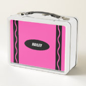 Lunch Box Crayon rose (Dos)