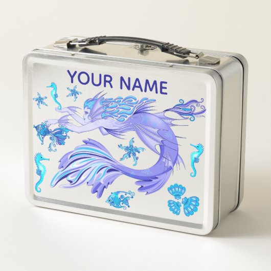 Lunch Box Créature de la fée mauve de sirène (Dos)