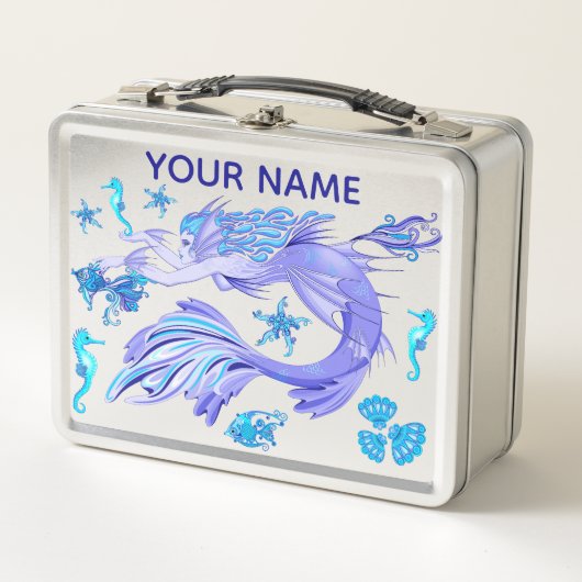 Lunch Box Créature de la fée mauve de sirène (Devant)